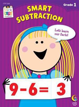 Paperback Smart Subtraction, Grade 1 Book
