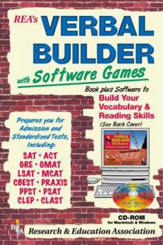 Paperback Verbal Builder for Admission and Standardized Tests W/ CD-ROM [With CDROM for Windows and Macintosh] Book