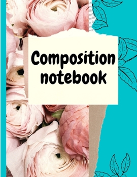Paperback Composition notebook: Wide Ruled Lined Paper, Journal for Girls, Students Book