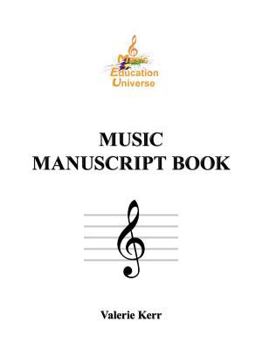 Paperback Music Manuscript Book