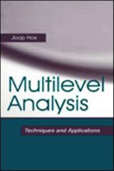 Paperback Multilevel Analysis: Techniques and Applications Book