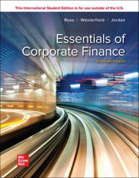 Paperback ISE Essentials of Corporate Finance Book