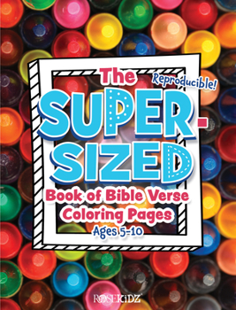 Paperback The Super-Sized Book of Bible Verse Coloring Pages Book