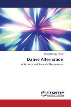 Paperback Dative Alternation Book