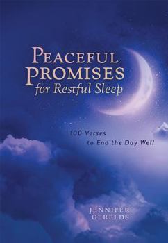 Hardcover Peace Promises for Restful Sleep: 100 Verses to End the Day Well Book