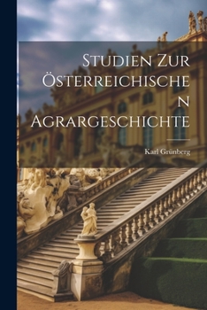 Paperback Studien Zur Österreichischen Agrargeschichte [German] Book