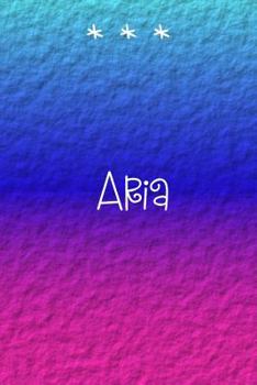 Paperback Aria: Vibrant Ombre Notebook Book
