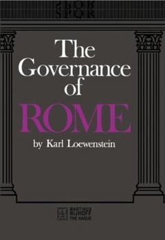 Paperback The Governance of Rome Book