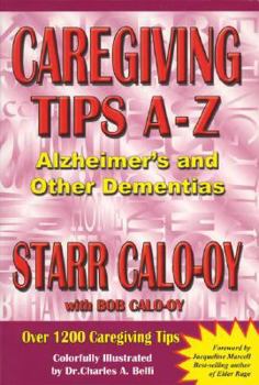 Paperback Caregiving Tips A-Z: Alzheimer's & Other Dementias Book