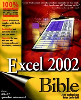 Paperback Excel 2002 Bible Book