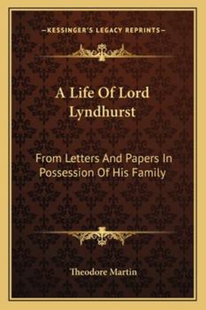 Paperback A Life Of Lord Lyndhurst: From Letters And Papers In Possession Of His Family Book