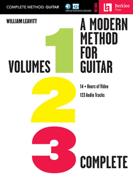 Paperback A Modern Method for Guitar - Complete Method Book/Online Media Book
