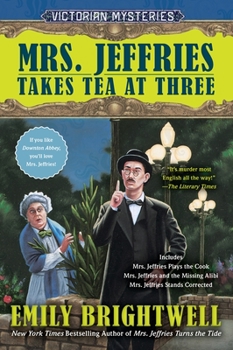 Paperback Mrs. Jeffries Takes Tea at Three Book