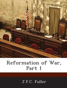 Paperback Reformation of War, Part 1 Book