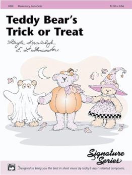 Paperback Teddy Bear's Trick or Treat: Sheet Book