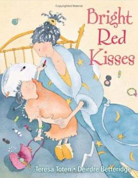 Library Binding Bright Red Kisses Book