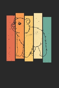 Bär Notizbuch: Bär Notizbuch für Liebhaber / Notizheft / Notizblock A5 (6x9in) Dotted Notebook / Punkteraster / 120 gepunktete Seiten (German Edition)