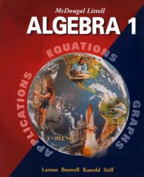 Library Binding McDougal Littell Algebra 1: Student Edition (C) 2001 2001 Book