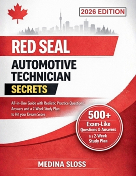 Paperback Red Seal Automotive Technician Secrets Book
