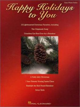 Paperback Happy Holidays to You - Easy Piano Solos Book