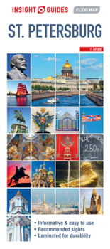 Map Insight Guides Flexi Map St Petersburg Book