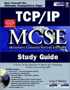 Hardcover Tcp/Ip McSe Study Guide (McSe Certification Series) Book