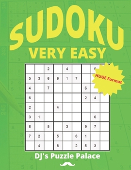 Paperback Very Easy Sudoku: Huge Format Book