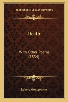Paperback Death: With Other Poems (1834) Book