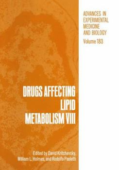 Paperback Drugs Affecting Lipid Metabolism VIII Book