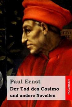 Paperback Der Tod des Cosimo: und andere Novellen [German] Book