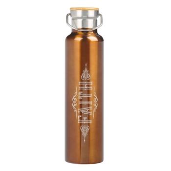 Misc. Supplies Stainless Steel Water Bottle Faith Hebrews 11:1 Book