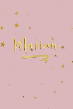 Paperback Marian: Personalized Journal to Write In - Rose Gold Line Journal Book