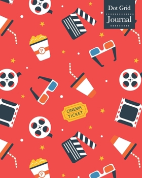 Paperback Dot Grid Journal: Notebook Planner with Unique Cinema Themed Cover Design Book