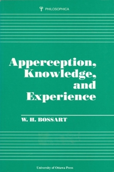Paperback Apperception, Knowledge, and Experience Book