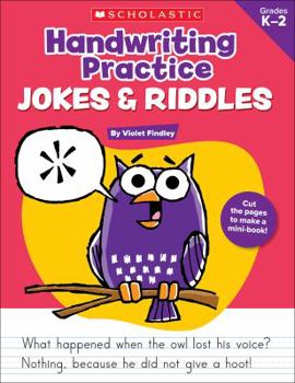 Paperback Handwriting Practice: Jokes & Riddles Book