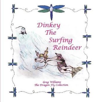 Paperback Dinkey the Surfing Reindeer Book
