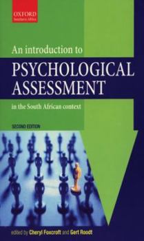 Paperback An Introduction to Psychological Assessment in the South African Context Book