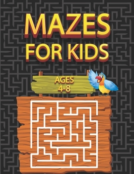 Paperback Mazes For Kids Ages 4-8: Medium-Hard With Butterfly Activity Mazes Book for Kids Boys and Girls Book