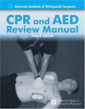 Paperback CPR & AED Review Manual Book