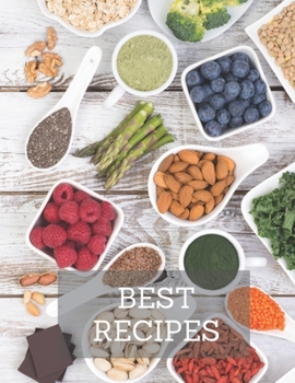 Paperback BEST Recipes: Notebook for saving recipes, kitchen notebook Book