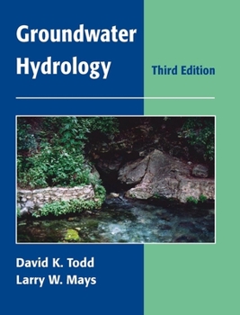 Paperback Groundwater Hydrology Book