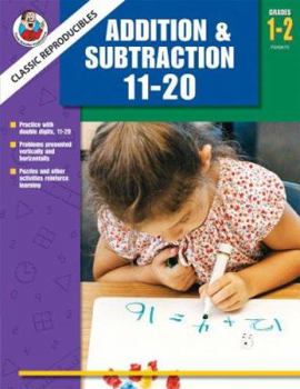 Paperback Addition and Subtraction 11-20, Grades 1-2 Book