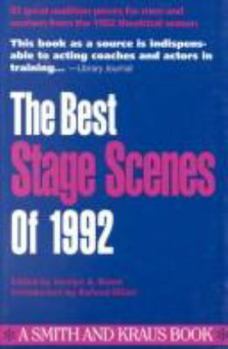 Paperback Best Stage Scenes of 1992 Book