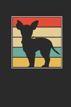 Paperback Chihuahua Retro: Chihuahuas Notebook, Graph Paper (6" x 9" - 120 pages) Animal Themed Notebook for Daily Journal, Diary, and Gift Book