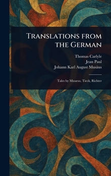 Hardcover Translations From the German Book