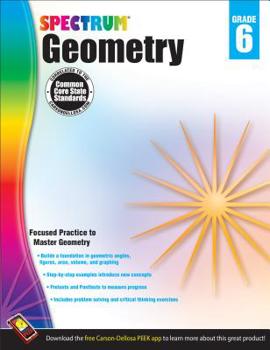 Paperback Spectrum Geometry, Grade 6 Book