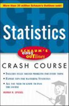 Paperback Schaum's Easy Outline of Statistics Book