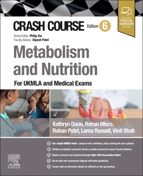 Paperback Crash Course Metabolism and Nutrition: For the MLA and Medical Exams Book