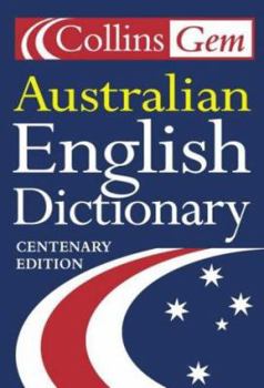 Paperback Australian Dictionary (Collins Gem) Book