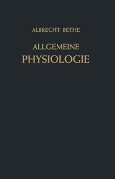 Paperback Allgemeine Physiologie [German] Book